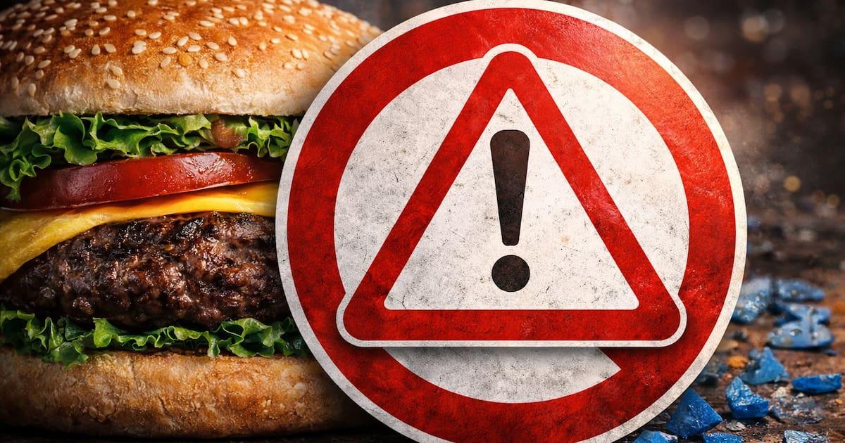 raw burger meat food alert raw burger meat on tray